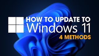 How to update to WIndows 11 4 different options [upl. by Lidaa238]