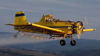 AVIONES DE FUMIGACIÓN AEROAPLICADORES CROP DUSTER [upl. by Ramsa]