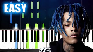 XXXTENTACION  Revenge  EASY Piano Tutorial [upl. by Aidiruy]