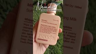 Neude cleansing milk with peptides and milk cream shortsviralshortsfeed [upl. by Ajin]