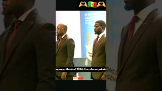 Le président DIOMAYE et le premier ministre OUSMANE SONKO au concours général 2024 remise de diplôme [upl. by Ramburt]