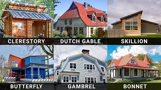 15 Common Roof Types Explained  House Roof Ideas [upl. by Lonne320]