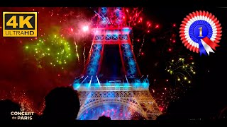 Feu dartifice ✨ Tour Eiffel 🗼quotBouquet finalquot  14 Juillet 2022 Paris 4K [upl. by Atiram]