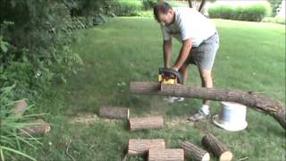 McCulloch Power Mac 310 Chainsaw in Action [upl. by Andel]