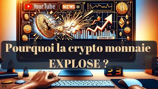 Crypto News  Pourquoi Bitcoin BTC explose  Acheter des cryptos en décembre  Cela vail retomber [upl. by Wane861]