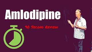 Amlodipine 90 Second Review  25 mg 5 mg 10 mg Uses Dosage and Side Effects [upl. by Reklaw]