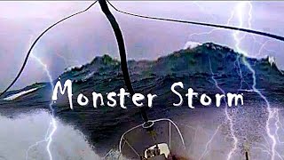 Sailing in Monster Storms  Storm Tactics  Ships in Big Waves Heavy Seas  Sailing Ocean Maverick [upl. by Mundt750]