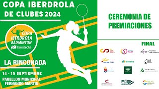 Copa Iberdrola 2024  Rinconada  Ceremonia de premiaciones [upl. by Zaslow42]