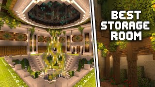 I Built the ULTIMATE Storage Room in Survival Minecraft [upl. by Quiteria]