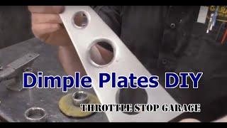 DIY Dimple Plates  No fancy tools [upl. by Refotsirk861]