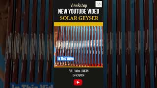 Solar Geyser shortvideo viralvideo [upl. by Hallvard]