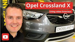 Review Opel Crossland X 2019  Uitleg video Exterieur [upl. by Annaul]