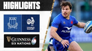 HIGHLIGHTS  🇮🇹 Italy v France 🇫🇷  2023 Guinness Six Nations [upl. by Christalle]