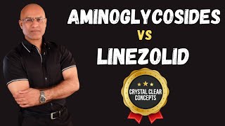 Aminoglycosides vs Linezolid MOA  Antibiotics  Pharmacology [upl. by Ansley]