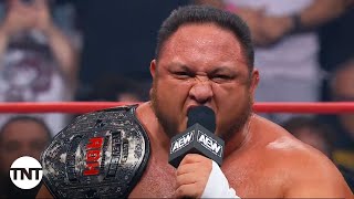 Samoa Joe Makes History And Challenges CM Punk To Make History At All In  AEW Collision  TNT [upl. by Josler857]