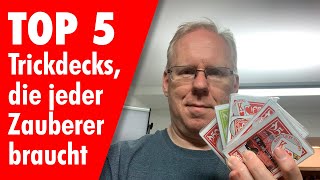 Die Top 5 Trickdecks die jeder Zauberer braucht [upl. by Ravel621]