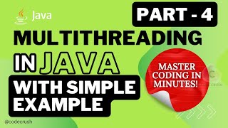 Multithreading In Java  Thread Class vs Runnable Interface  Java Multithreading Example [upl. by Eiuqram]