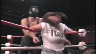 Clip Reggie Bennett vs Lady X  LPWA Wrestling [upl. by Jae420]