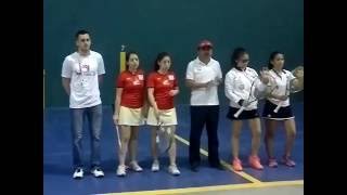 Final Femenil Frontenis C Cecilia y Dulce vs Lizbeth y Placito ON 2016 [upl. by Esinert]