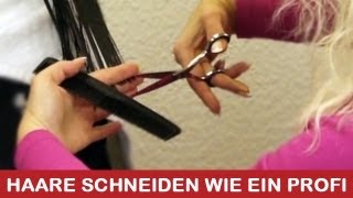 Haare schneiden wie ein Profi I DIY Tutorial Anleitung [upl. by Ferdinanda]