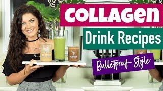 3 Drink Recipes with Collagen For Flawless Skin Thicker Hair amp Stronger Nails [upl. by Margot]