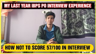 My IBPS PO INTERVIEW experience last year  How not to ruin your interview  ibpspo interview [upl. by Giulia10]