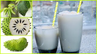 HOW TO MAKE SOURSOP JUICE GUANABANA JUICE  SOURSOP JUICE SOURSOP [upl. by Seldan]