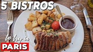 Top 5 Bistros in Paris You Need To Try Where Locals Eat [upl. by Petuu]