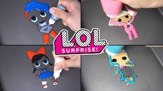 LOL Surprise Dolls Pancake Art  FANIME CHEEKY BABE DIVA SPICE SUGAR  Merbaby 2 [upl. by Ecinuahs197]