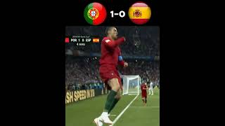 Portugal Vs Spain Highlights  All Goal and Highlights portugal spain youtubeshorts football [upl. by Aerdnod]