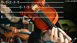 How to play G minor Scale on Violin  Easy Music Tutorials [upl. by Agnimod]