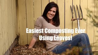 The Easiest Composting Ever  Using Leaves [upl. by Derf825]