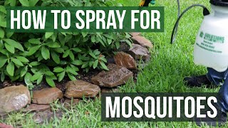 Spraying for mosquitoes eliminate mosquitoes [upl. by Lonnard650]