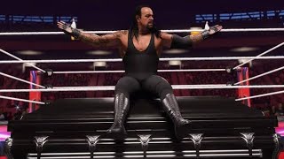 wwe 2K24 casket match [upl. by Sulrac488]