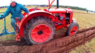 1938 Fordson Model N 18 Litre 4Cyl Diesel 29HP with Ransomes Plough [upl. by Eimaj908]