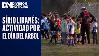 SÍRIO LIBANÉS Actividad por el día del árbol  DIVISIÓN NOTICIAS [upl. by Llemaj253]