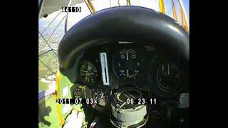 Tiger Moth Flight  Pilots eye view [upl. by Lindi293]