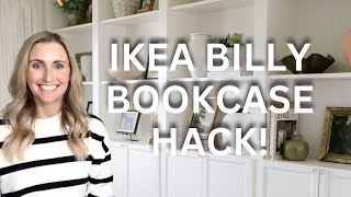 IKEA Billy Bookcase Hack  DIY BuiltIn Shelves Tutorial [upl. by Simah998]