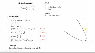 Bewegend punt  deel 1 VWO wiskunde B [upl. by Bambie252]