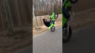 2023 KX112 Wheelies [upl. by Akilam594]