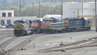 HD A look around at CSX Tilford Yard in Atlanta GA [upl. by Hallvard]