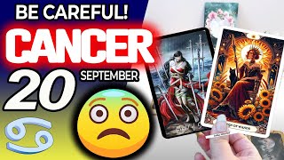 Cancer ♋ BE CAREFUL⚠️A VERY BAD WOMAN DOES THIS TO YOU😱🚨 horoscope for today SEPTEMBER 20 2024 ♋ [upl. by Martie]