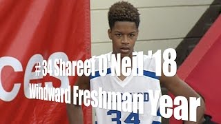 Shareef O’Neal ‘18 Windward Freshman UA Holiday Classic [upl. by Lauryn]