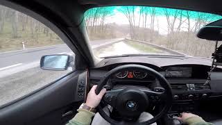 BMW E60 530D  POV DRIVING WINDING ROAD UPHILL  484000km [upl. by Reni]