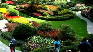 THE BUTCHART GARDENS  VICTORIA CANADA [upl. by Flavio]