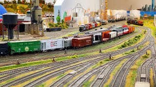 Beautiful Massive HO Scale Model Train Layout at The Treasure Coast Model Railroad Club [upl. by Ezekiel]