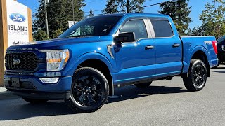 2022 Ford F150 STX Black Appearance Pkg Trailer Tow pkg NAV Review  Island Ford [upl. by Fusuy]