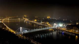 Happy New Year 2017 time lapse from Budapest 4K [upl. by Grane947]