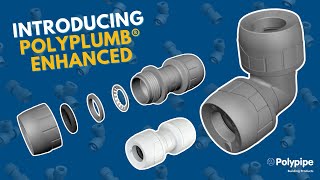 NEW PolyPlumb Enhanced  In GREY amp WHITE  Push Twist Know  Polypipe Building Products [upl. by Richmound281]