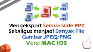 Cara Eksport Banyak Slide PPT Sekaligus Menjadi File Gambar di PowerPoint versi MAC OS [upl. by Joete]